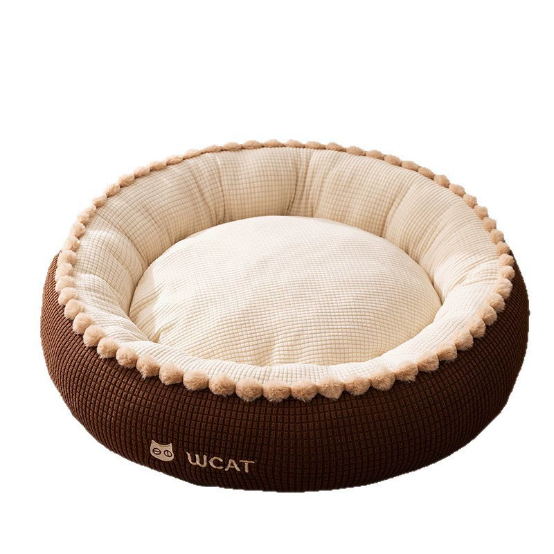 Size 75cm Pet Fluffy Warm Bed Cat Bed Dog Bed