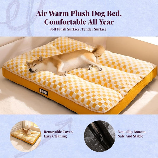 Size 120cm comfort Pet bed Dog Bed Super Thick Warm Washable