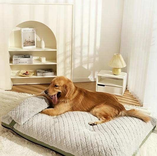 120cm Sponge Firm Dog Bed Pet Mattress Warm Thick Washable XL