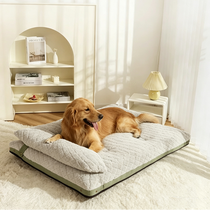 120cm Sponge Firm Dog Bed Pet Mattress Warm Thick Washable XL