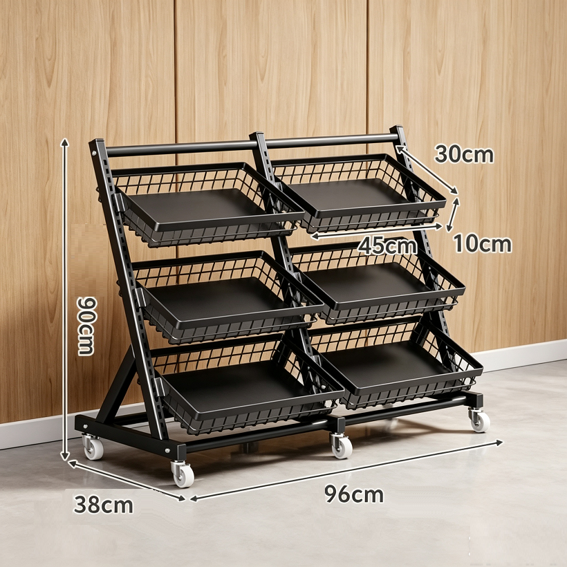 Supermarket Snack Rack Casters for Displaying