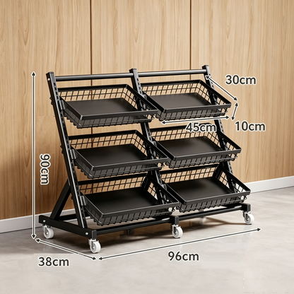 Supermarket Snack Rack Casters for Displaying