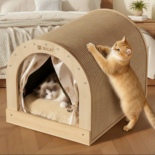 Cat Nest Four Seasons Universal Curved House