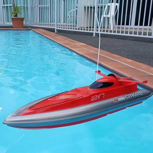 80CM High-Speed RC Racing Boat |18KM/H Waterproof Design |80m Range|Kids/Adults