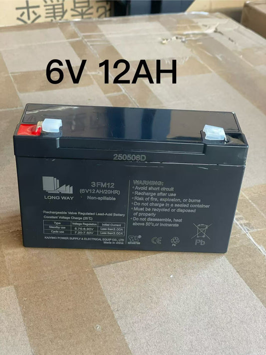 Aroma  6V 12.0AH Rechargeable Battery