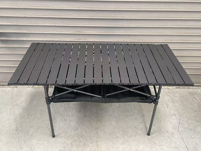Portable Folding Table Tea Picnic Camping Barbecue Square Table 120X55X68