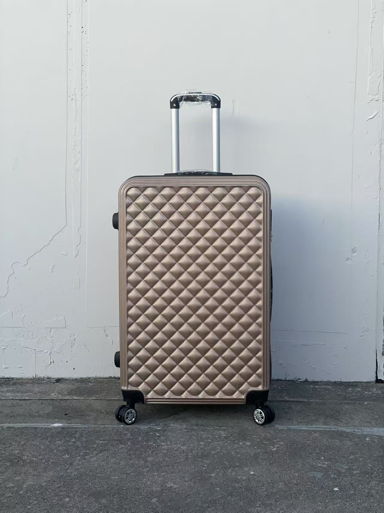 GOLD 360 Spanner 4 Wheels ABS Hardcase Travel Suitcase Luggage