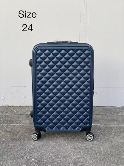 DARK BLUE 360 Spanner 4 Wheels ABS Hardcase Travel Suitcase Luggage