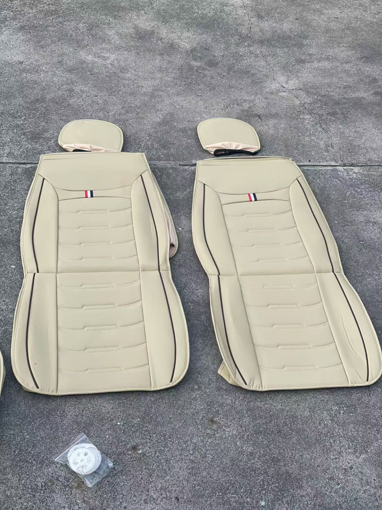 Car Seat Cover Faux Leather Cushion 5 Seater Full Set Front Rear Premium Quality