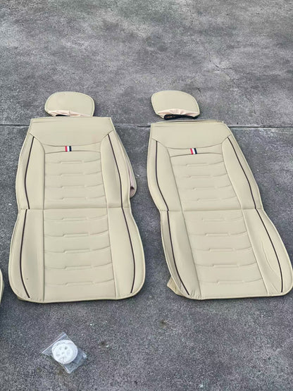 Car Seat Cover Faux Leather Cushion 5 Seater Full Set Front Rear Premium Quality