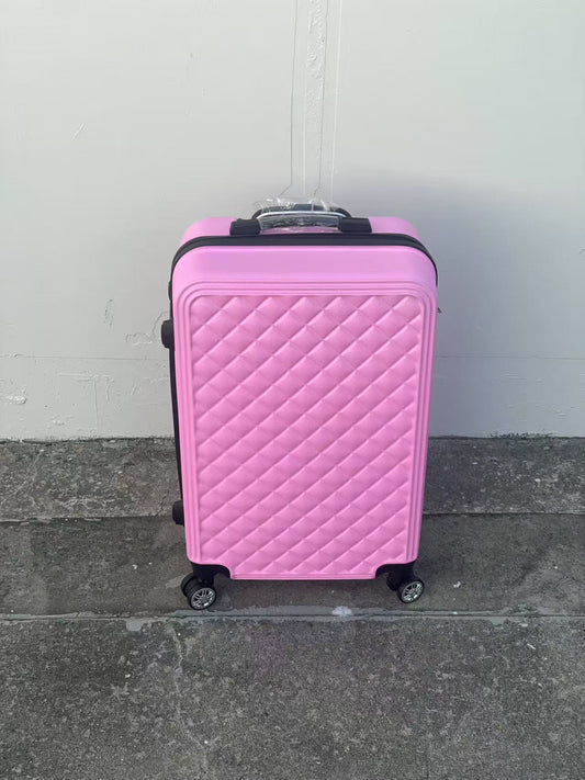 360 Spanner 4 Wheels ABS Hardcase Travel Suitcase Luggage PINK