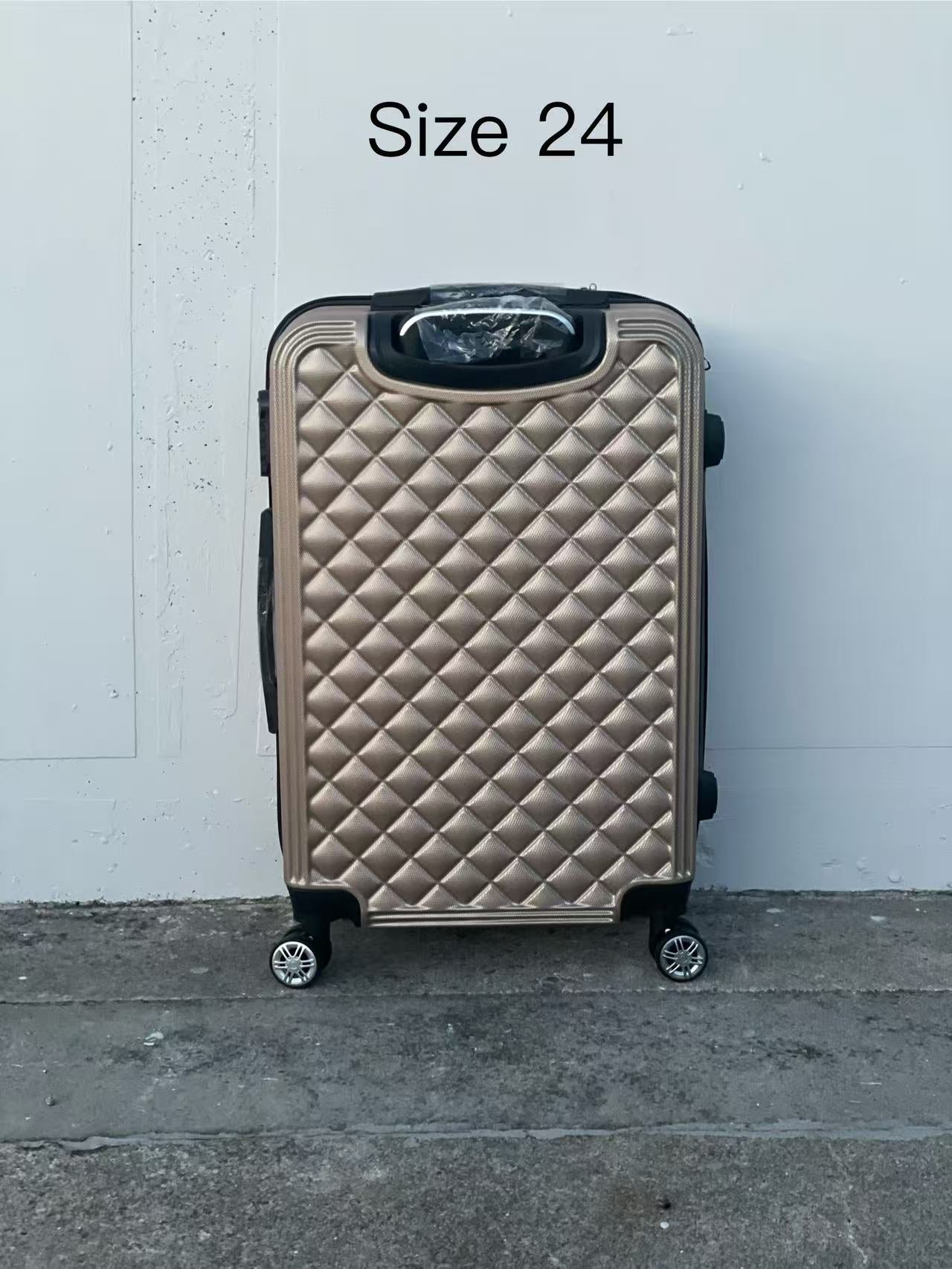 GOLD 360 Spanner 4 Wheels ABS Hardcase Travel Suitcase Luggage