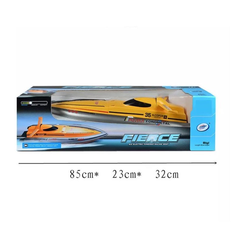 80CM High-Speed RC Racing Boat |18KM/H Waterproof Design |80m Range|Kids/Adults
