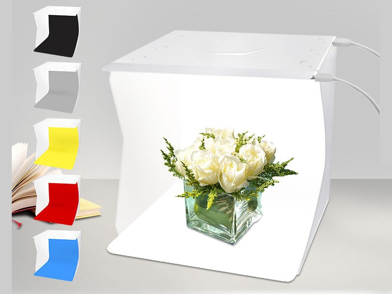 20cm PVC Foldable Photography STUDIO LED Light Tent, Small