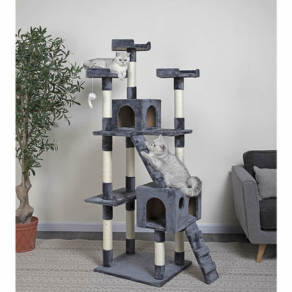 173CM High - Cat Tree House Scratching Post Condo
