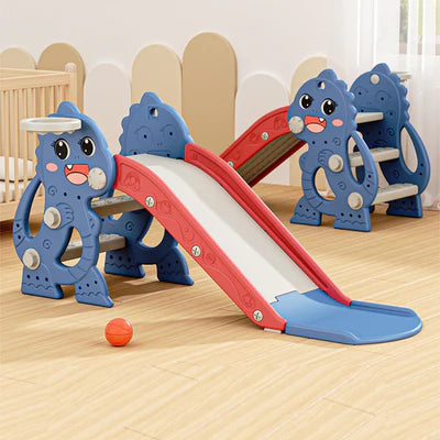 Kids Slide with Basket RED