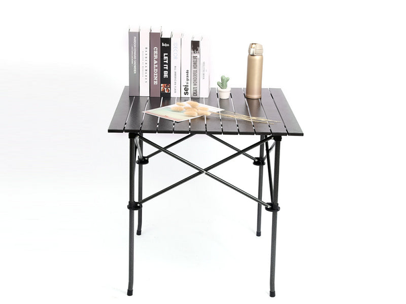 Portable Folding Table Tea Picnic Camping Barbecue Square Table 55X55X50