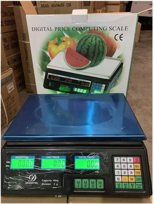 Scale Rechargeable 40KG/5G Digital Pricing LCD with Light