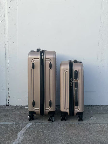 GOLD 360 Spanner 4 Wheels ABS Hardcase Travel Suitcase Luggage