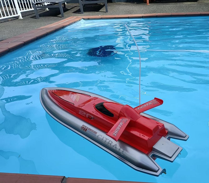 80CM High-Speed RC Racing Boat |18KM/H Waterproof Design |80m Range|Kids/Adults