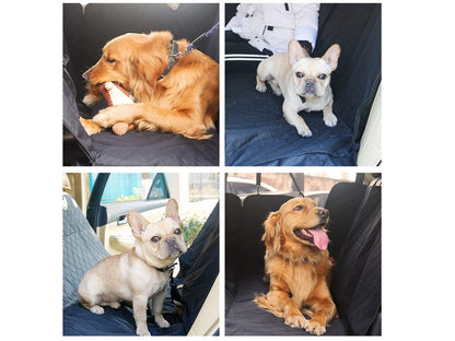 Heavy-Duty Waterproof Pet Car Seat Cover | Non-Slip Hammock Protector for Dogs/Cats | SUV, Ute, Truck