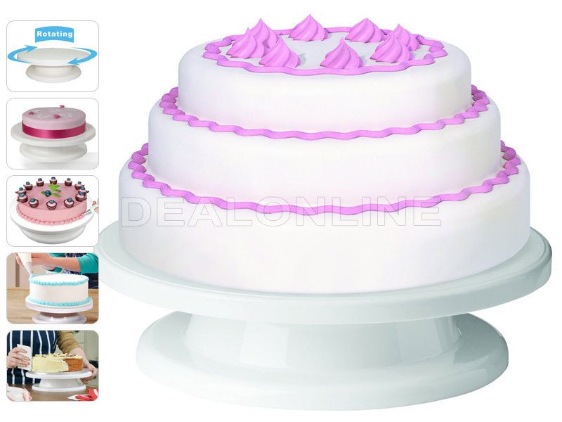 360° Rotatable Cake Decorating / Display Turntable
