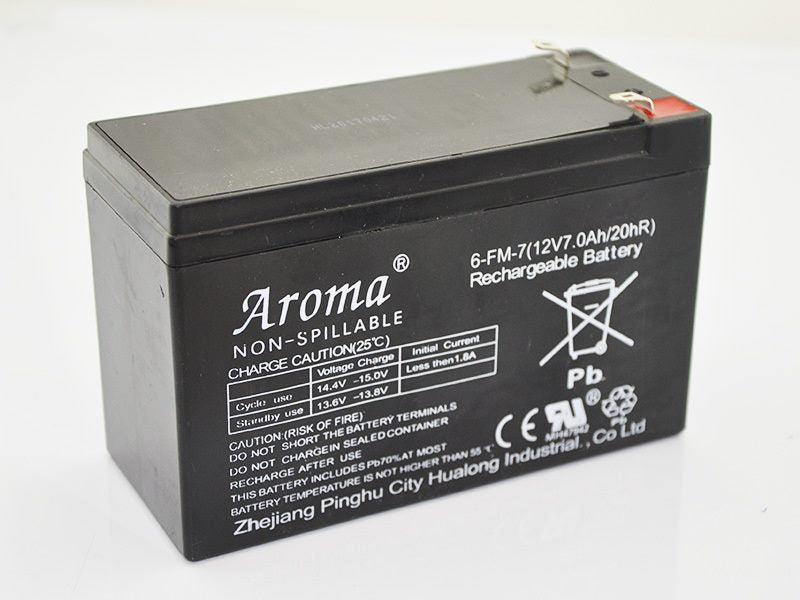 Aroma 12V 7.0AH Rechargeable Battery