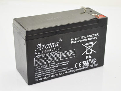 Aroma 12V 7.0AH Rechargeable Battery