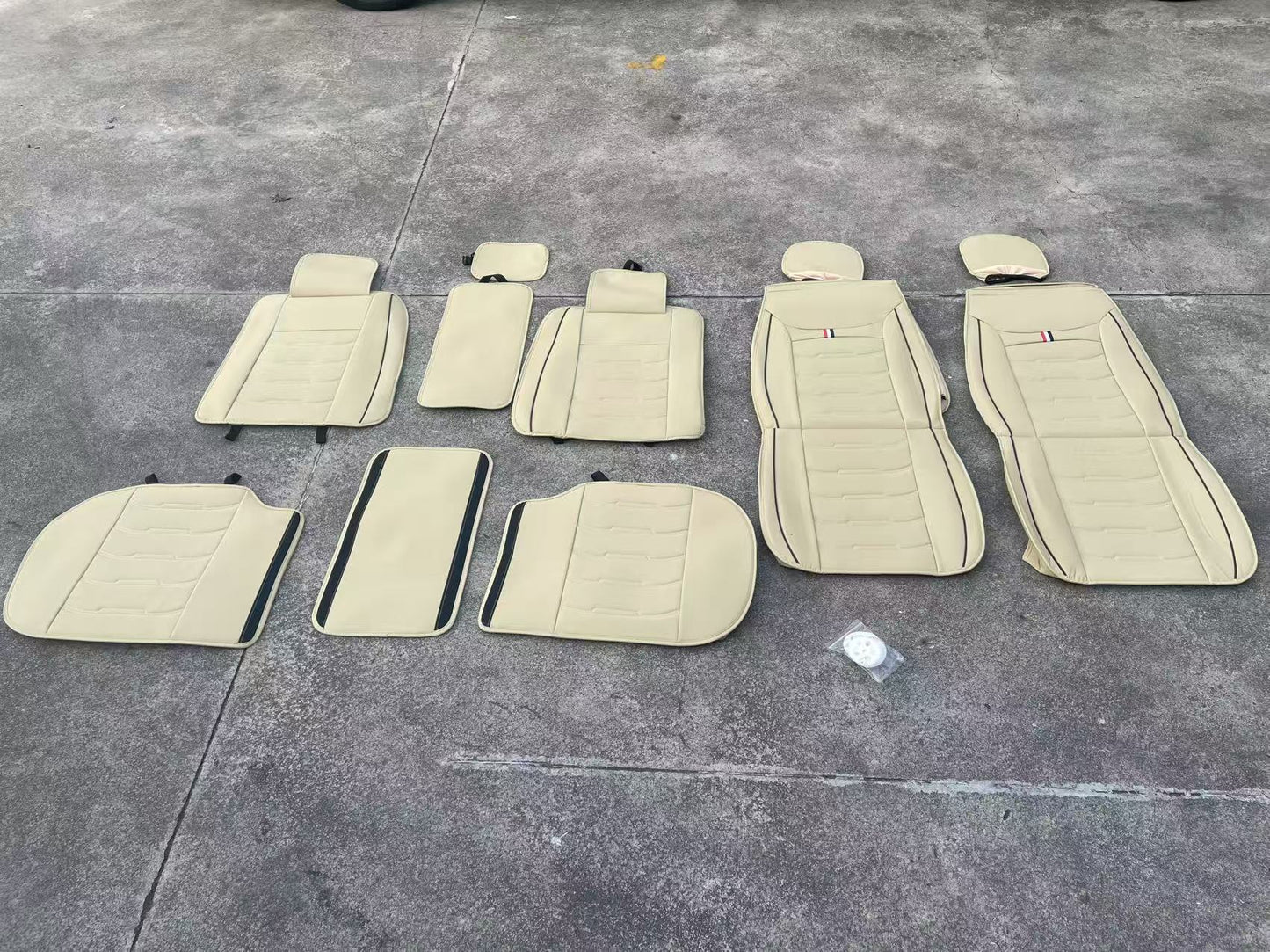 Car Seat Cover Faux Leather Cushion 5 Seater Full Set Front Rear Premium Quality