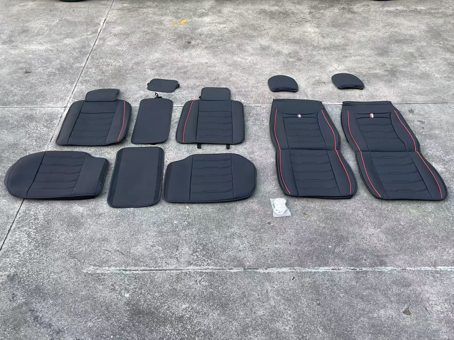 Car Seat Cover Faux Leather Cushion 5 Seater Full Set Front Rear Premium Quality