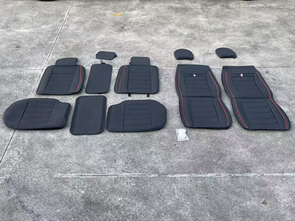 Car Seat Cover Faux Leather Cushion 5 Seater Full Set Front Rear Premium Quality